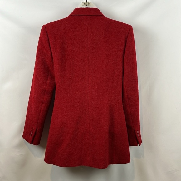 Ralph Lauren Rugby Retired Line Single Breasted Lamb Wool‎ - Alpaca Red Jacket S - Picture 7 of 11